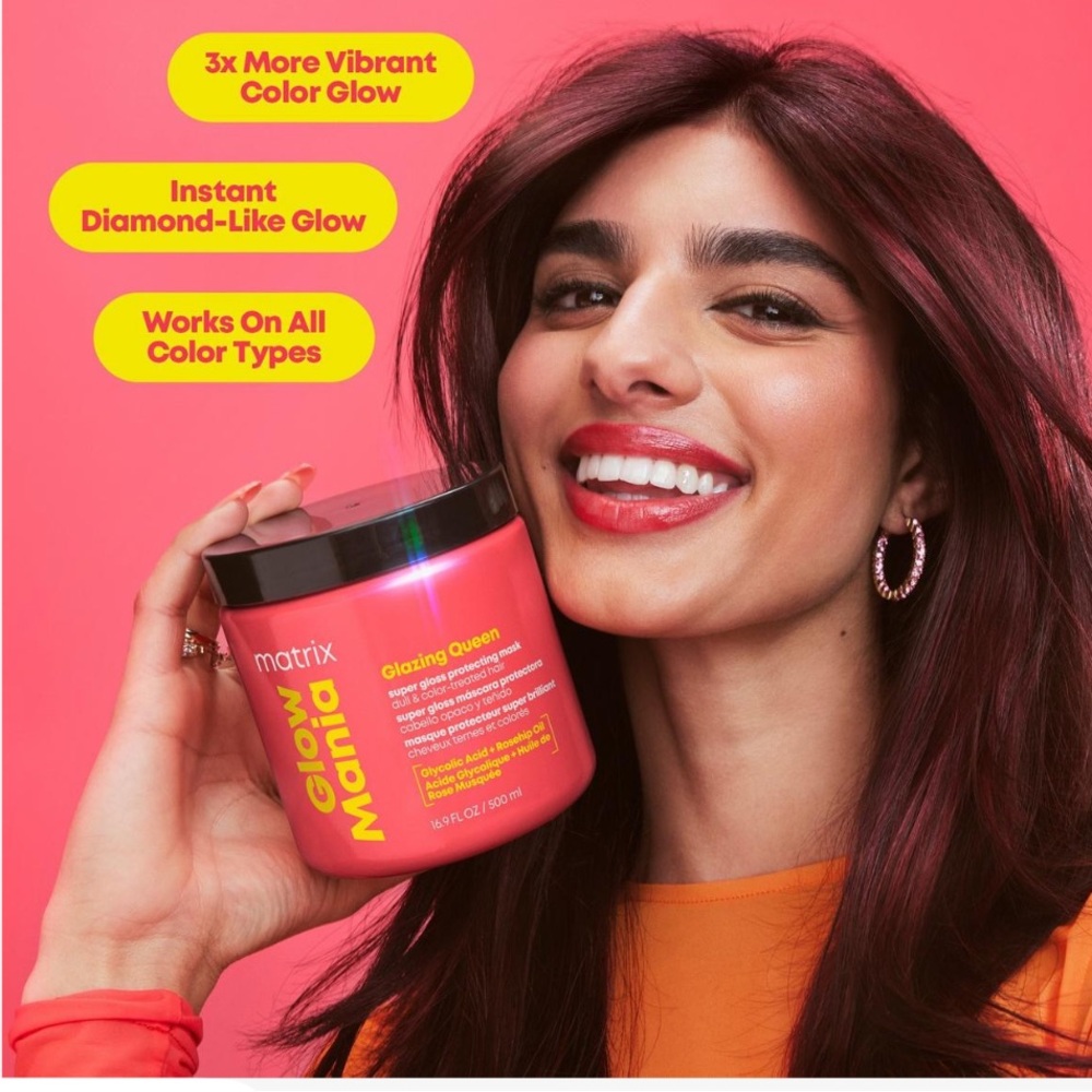 New and full-size! Glow Mania system by Matrix 🤩 shampoo, conditioner and mask - Picture 7 of 16